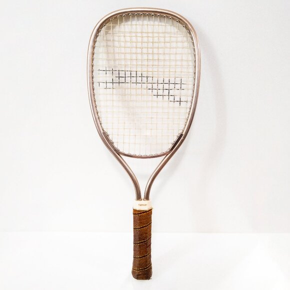 Slazenger Rover Racquetball Racket Vintage Sports Summer Preppy Leather Handle - Picture 1 of 8